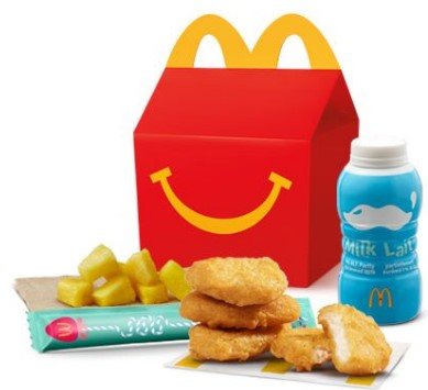 4 Chicken McNuggets Happy Meal