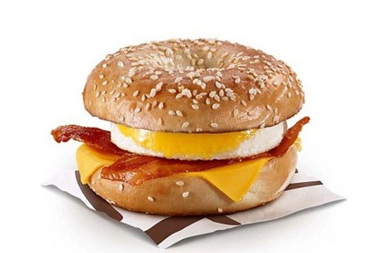 Sesame Bacon ‘N Egg Bagel