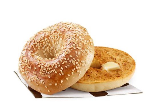Sesame Bagel with Butter